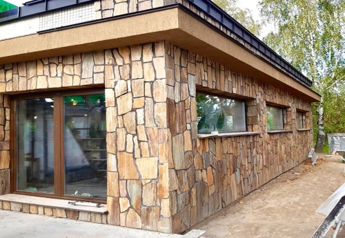 Плитняк кора дерева для фасада купить в Реже