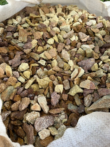 Златолит персиковый декоративная каменная крошка купить в Реже