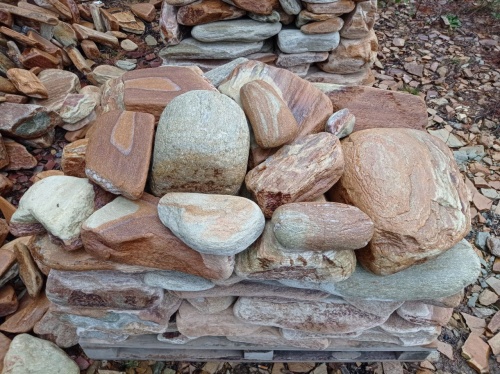 Златолит жёлтый, жёлто-зелёный глыбки и валуны для ланшафтного дизайна купить в Реже