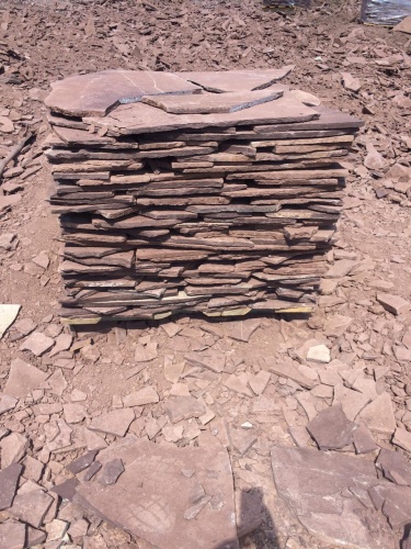 Плитняк лемезит бордовый для цоколя 1,5-2 см купить в Реже