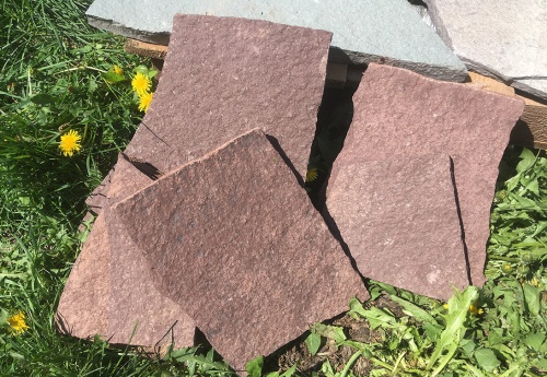 Плитняк лемезит бордовый для цоколя 1,5-2 см купить в Реже