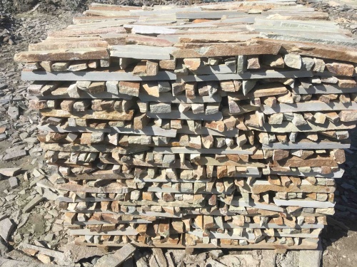 Горбушка златолит золотистый для облицовки купить в Реже