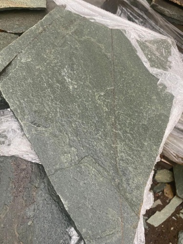 Плитняк златолит зелёный для цоколя, отмостки купить в Реже