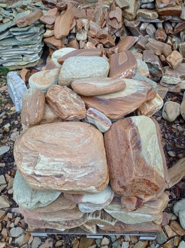 Златолит жёлтый, жёлто-зелёный глыбки и валуны для ланшафтного дизайна купить в Реже